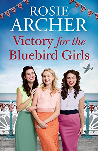Book cover featuring three smiling women in vintage clothing, wartime planes.