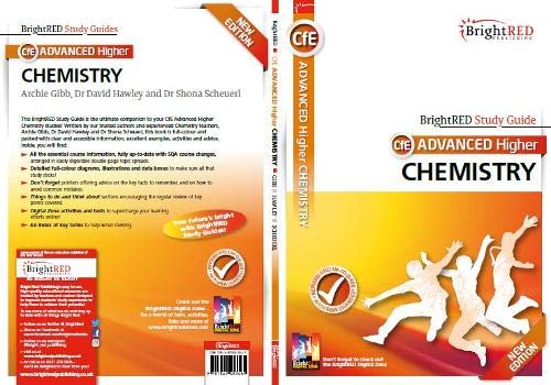 BrightRED Advanced Higher Chemistry study guide, new edition, with orange cover.