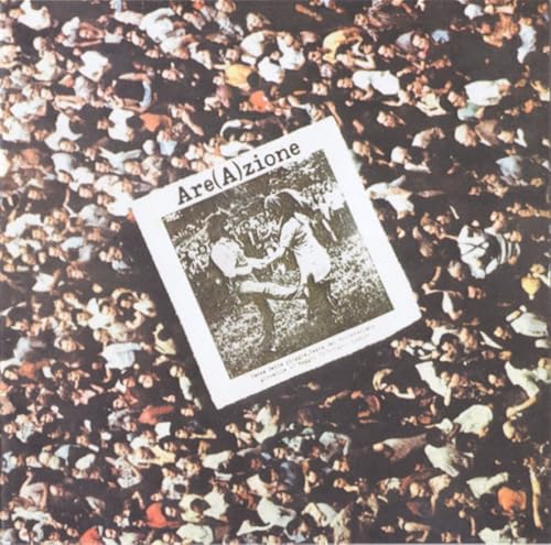 CD cover with a black and white photo of people in a crowd.