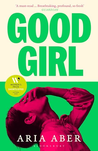 Book cover: āGood Girlā with a woman in red and green design.