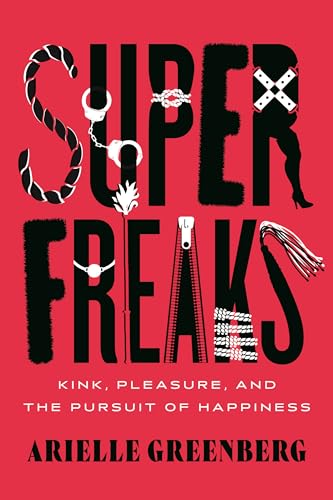 Book cover with bold text and illustrations of BDSM implements.