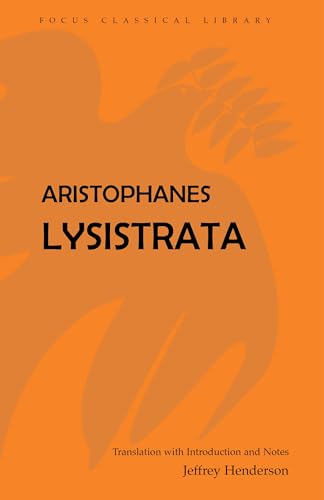 Orange book cover with black text: "Aristophanes Lysistrata", Focus Classical Library.