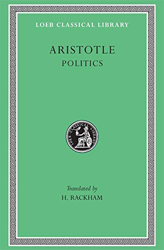 Green book cover with “Aristotle Politics” and a classical seal.
