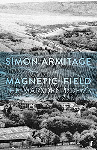 Book cover featuring a black and white landscape overlaid with a blue dotted pattern.
