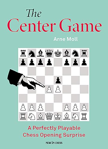Chess book cover with a hand pointing to a chessboard arrangement.