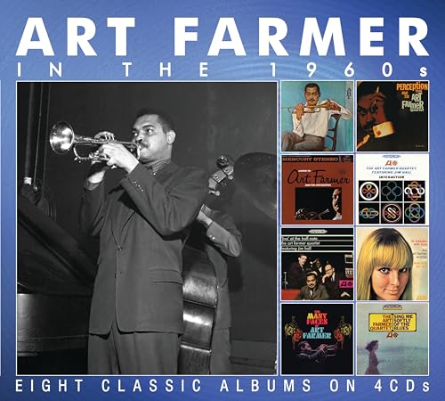 CD cover for Art Farmer’s “In The 1960s” featuring album art collage.