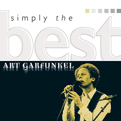 Art Garfunkel singing into a microphone on a CD cover titled Simply The Best.