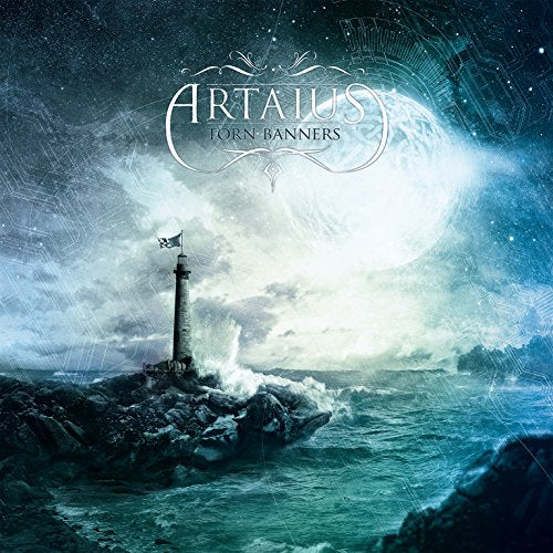 CD cover: lighthouse on rocky shore under stormy, swirling sky.