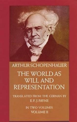 Book cover: “The World as Will and Representation,” Volume 2, with portrait.