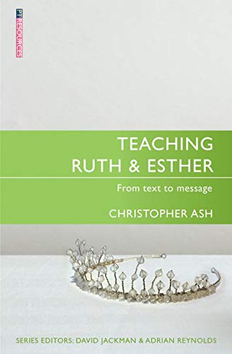 Book cover: "Teaching Ruth & Esther" with a jeweled tiara.