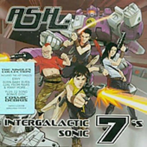 CD cover for Ash’s “Intergalactic Sonic 7s” featuring anime-style characters.