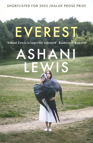 Book cover: "Everest" by Ashani Lewis, featuring a woman with a bird.