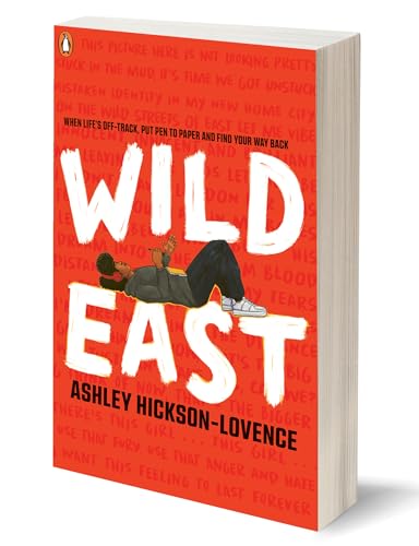 Book cover for "Wild East" with illustrated person and red text.