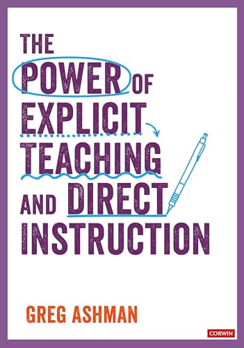 Book cover with bold text: "The Power of Explicit Teaching and Direct Instruction.