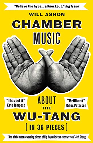 Book cover with yellow background featuring two black and white hands forming a symbol.