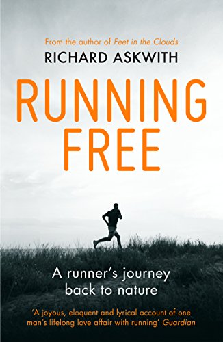 Book cover: runner silhouetted against a bright sky and grassy hill.