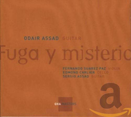 CD cover for "Fuga Y Misterio" by Assad, Odair & Sergio/Suarez.