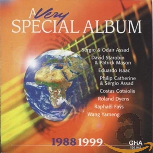 CD cover: Earth image with artist names, “A Very Special Album” text.