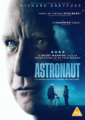 DVD cover featuring a close-up of Richard Dreyfuss and a man and boy stargazing.