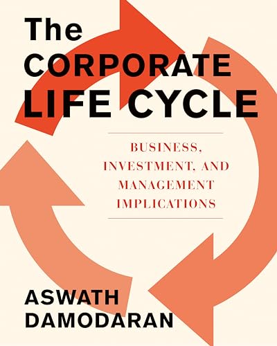 Book cover: "The Corporate Life Cycle" with circular red arrows and black text.