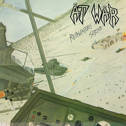 CD cover: military helicopters attacking a desert landscape.