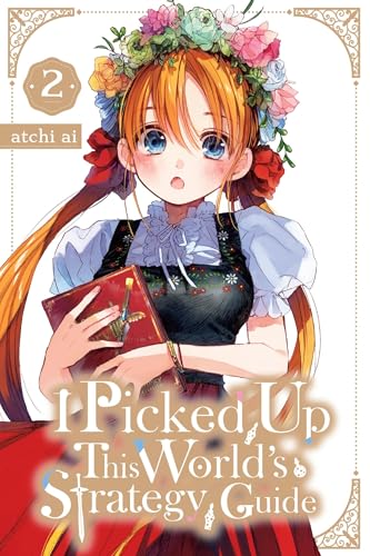 Anime-style book cover featuring a girl with flowers in her hair, holding a book.
