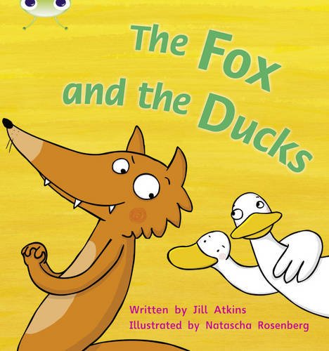 Book cover: orange fox looking at two white ducks.
