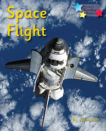 Book cover: "Space Flight" depicts a space shuttle against a blue sky.