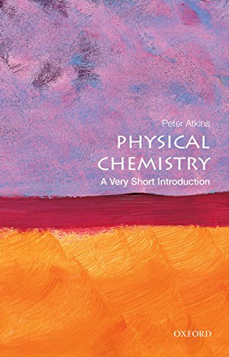 Book cover: "Physical Chemistry" by Peter Atkins, with abstract paint strokes.