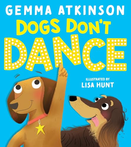 Book cover: “Dogs Don’t Dance” with illustration of two dachshunds.