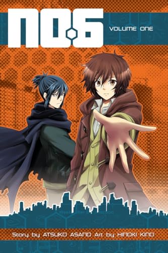 No. 6 Volume 1" cover with two anime-style characters and orange background.