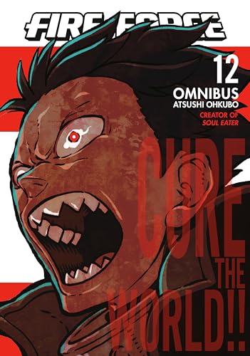 Manga cover showing a close-up of a screaming character with intense, glowing red eyes.