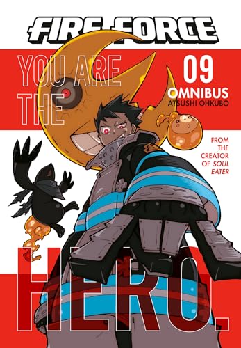 Fire Force Omnibus 9 cover with characters and a yellow crescent moon.