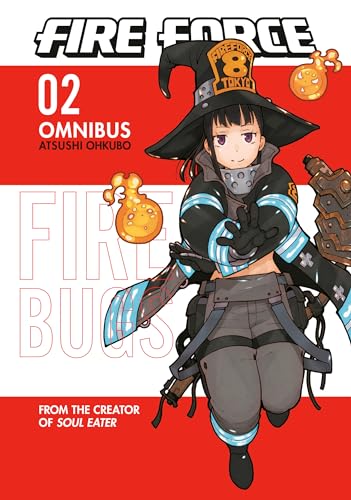 Fire Force Omnibus volume 2 manga cover featuring a girl in a witch hat.