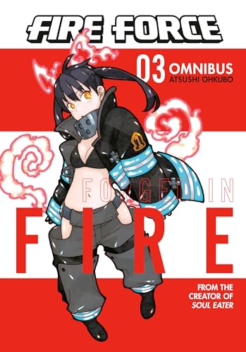 Fire Force Omnibus volume 3 manga cover featuring a female character in fire gear.