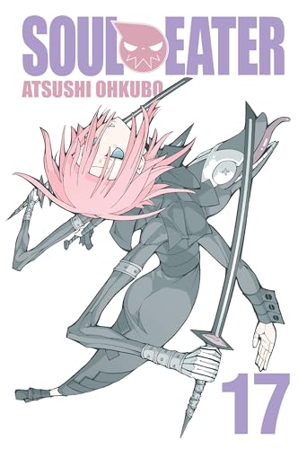 Soul Eater manga volume 17 cover featuring a character with pink hair holding swords.