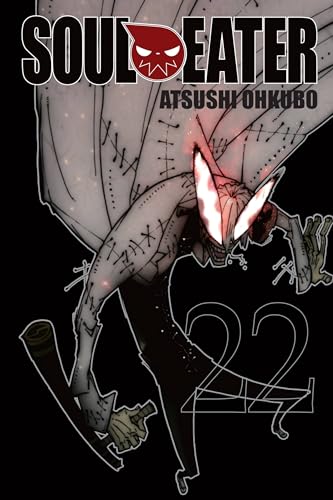 Soul Eater volume 22 cover: a stitched, winged creature against black.