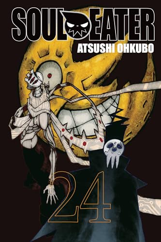 Soul Eater volume 24 cover with a skeletal figure and yellow moon.
