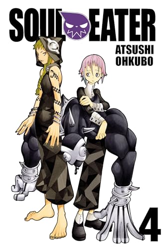 Soul Eater volume 4 cover with two anime-style characters and large number 4.