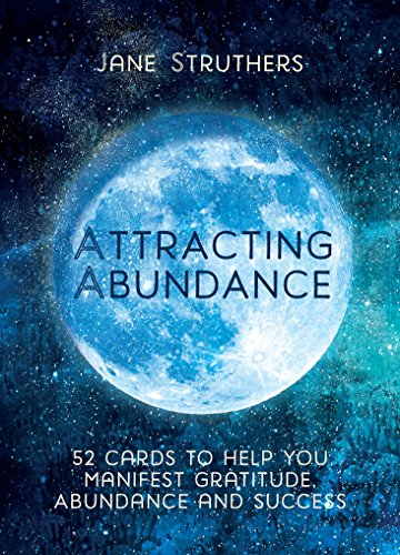 Book cover with a full moon and text: "Attracting Abundance".