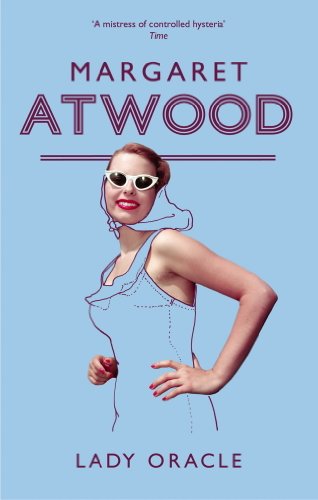 Book cover: “Lady Oracle” by Margaret Atwood, featuring a woman in sunglasses.