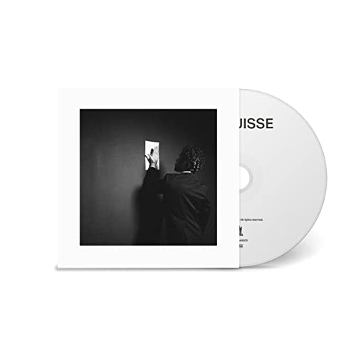 CD case and disc featuring a man in a suit, black and white.