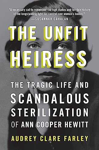 Book cover featuring a portrait of Ann Cooper Hewitt with bold yellow text.