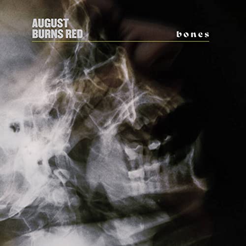 Album cover for August Burns Red’s “Bones” featuring an x-ray image.