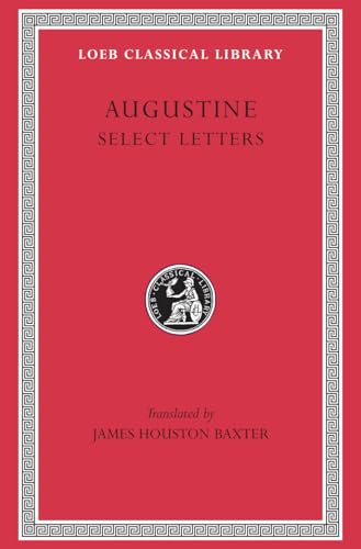 Red book cover with gold lettering: "Augustine Select Letters", Loeb Classical Library.