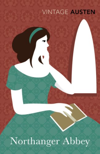 Vintage Classics edition of Northanger Abbey with illustrated cover of a woman reading.