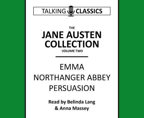 The Jane Austen Collection (Talking Classics) audiobook cover with green borders.