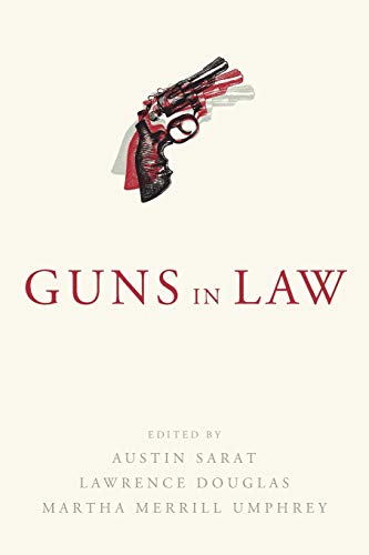 Book cover: "Guns in Law" with a stylized image of a revolver.