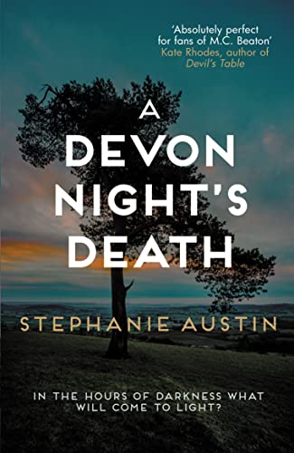 Book cover showing a silhouetted tree against a twilight sky with white title text.