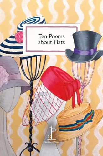 Book cover with illustrations of various hats on display stands.